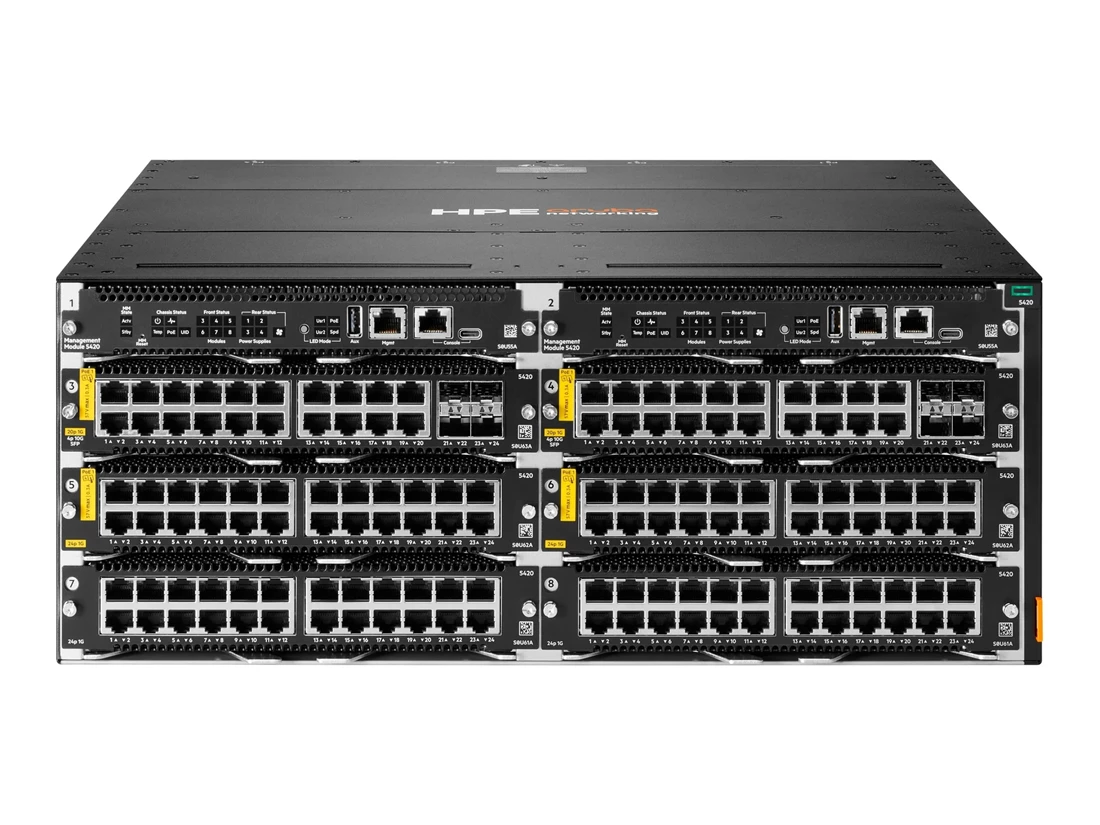 HPE S0U59-61001 Aruba Networking CX 5420 6-slot Switch