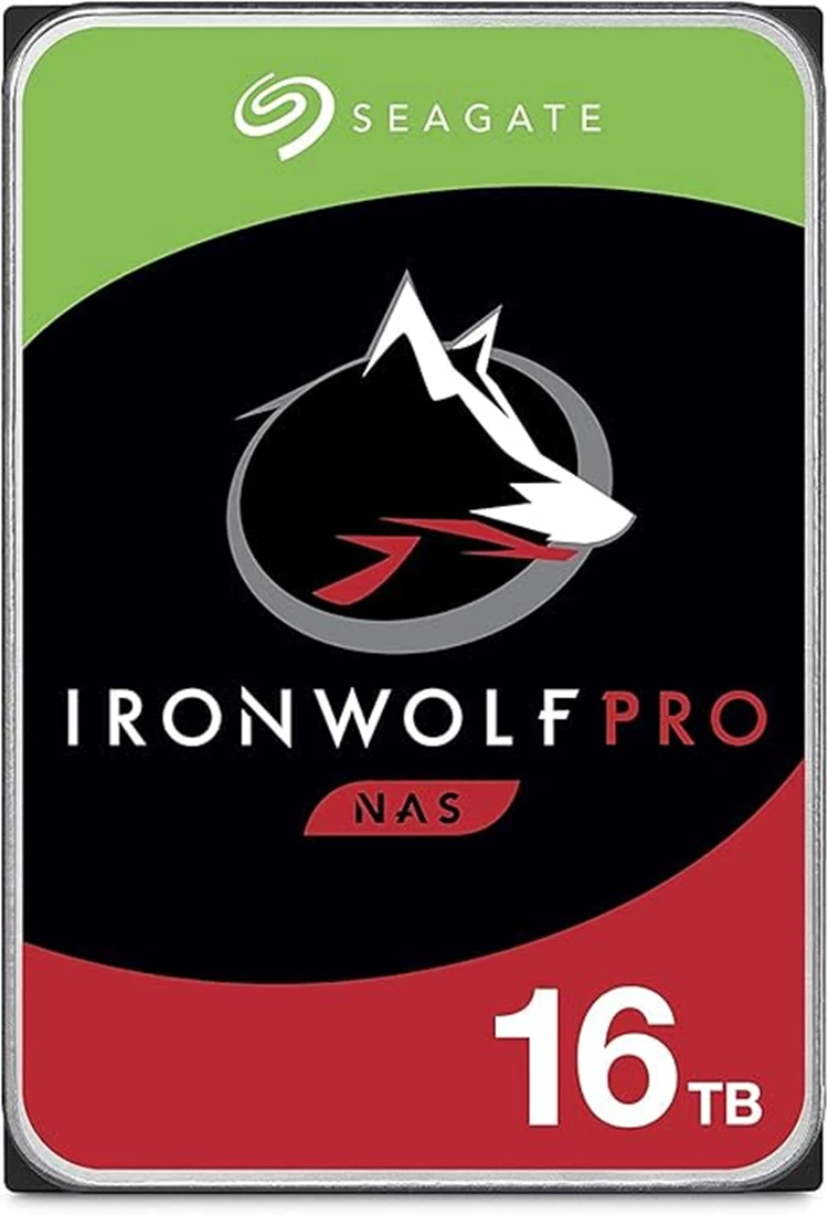 Seagate Ironwolf Pro ST16000NE000 16TB 7.2K RPM SATA-6Gbps 3.5inch HDD Refurbished