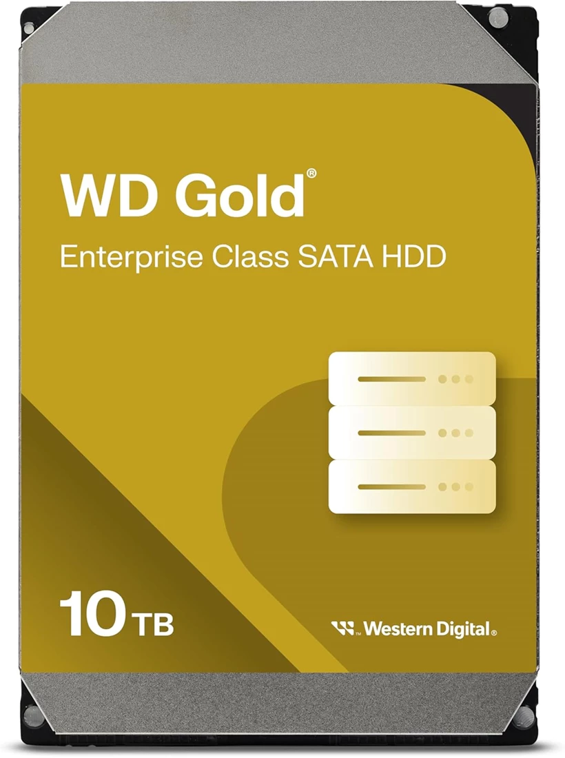 WD Gold WD103KRYZ Enterprise Class 10TB 7200RPM SATA 6Gbps 512MB Cache 3.5inch HDD