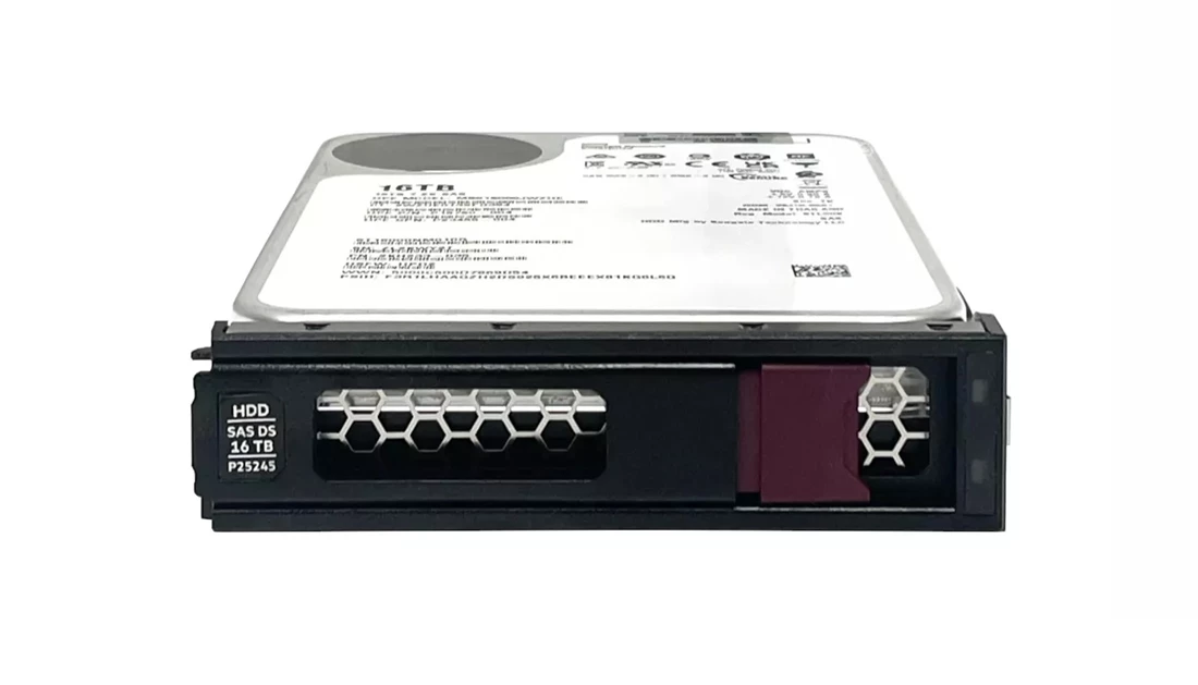HPE P23609-B21 hard drive 16 TB SAS 12Gb/s New F/s