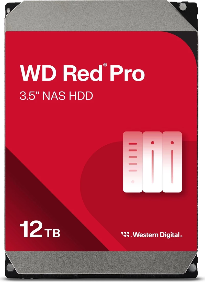 WD Red Pro NAS WD122KFBX 12TB 7200RPM SATA 6Gb/s 512MB Cache 3.5inch HDD