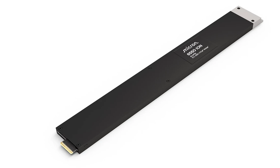 Micron MTFDLBN30T7THL-1BK1DFCYY 6550 ION 30.72TB PCIe 5.0 NVMe Enterprise SSD 