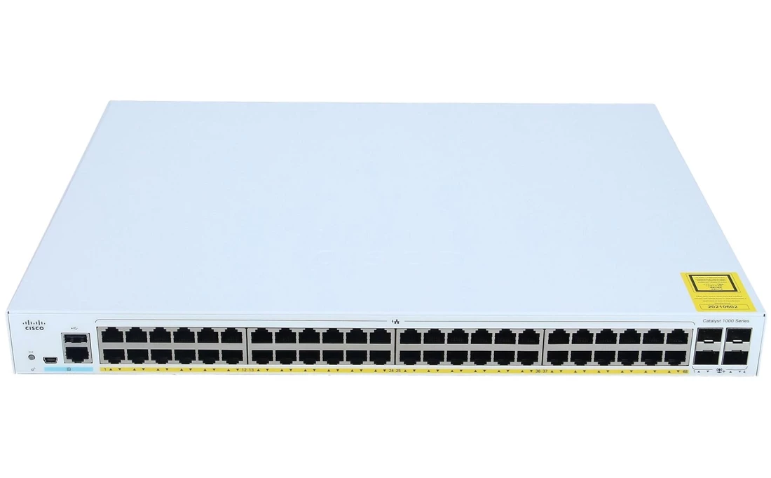 Cisco - C1000-48FP-4X-L Catalyst C1000-48FP Ethernet Switch 48Ports  