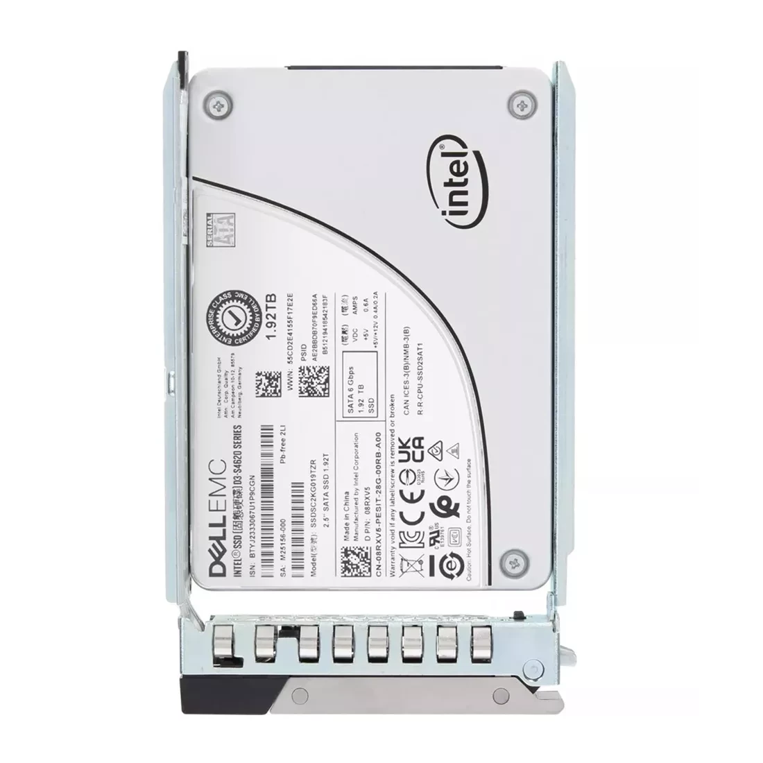 Dell 8RXV5 1.92TB SATA-6Gbps Mixed Use 3DWPD 2.5-Inch Hot-Plug SSD Ref
