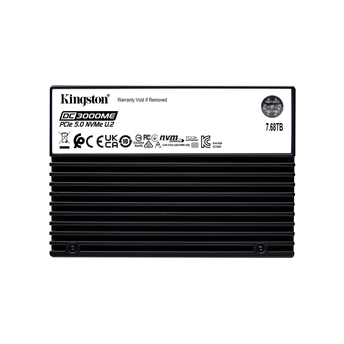 Kingston SEDC3000ME/7T6 7.68TB PCIe NVMe Gen5 Enterprise Ssd