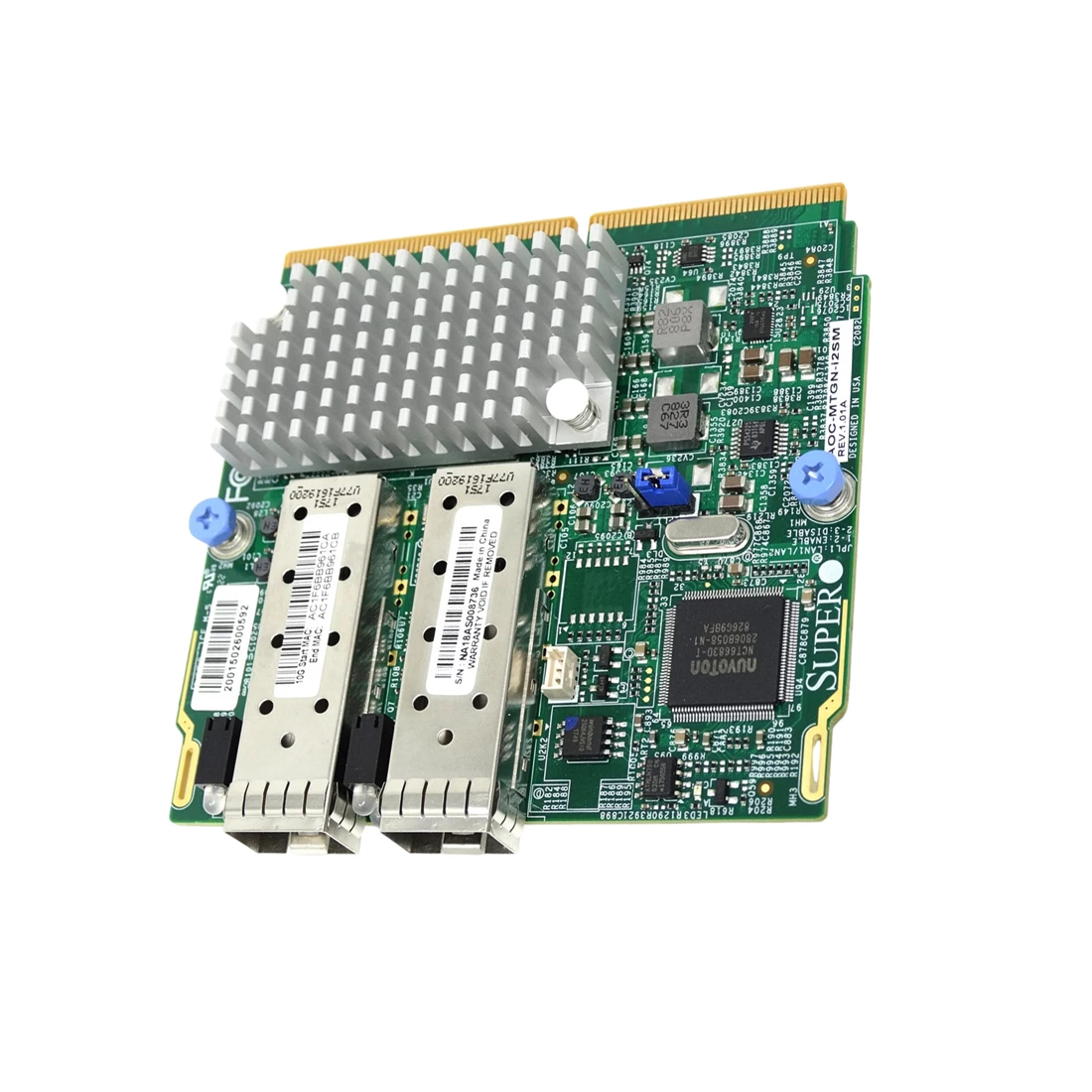 Supermicro  AOC-MTGN-I2SM SIOM 2-port 10G SFP+ Adapter w/1U bracket Intel 82599ES