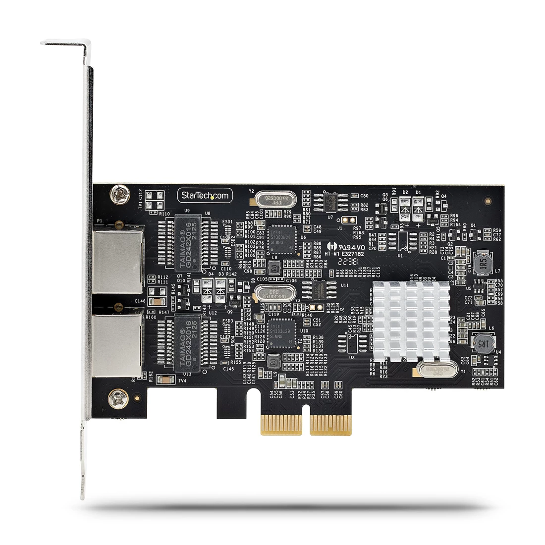StarTech PR22GI-NETWORK-CARD 2-Port 2.5Gbps NBASE-T PCIe Network Card Intel I225-V Multi-Gigabit NIC 