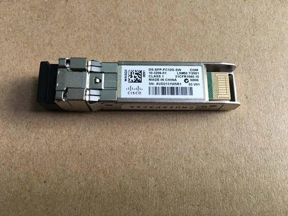 Cisco DS-SFP-FC32G-LW 32G FC SFP28 1310nm 10km Dom Transceiver New