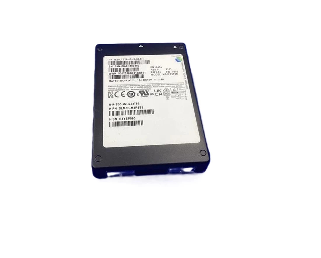 Samsung PM1643a MZILT3T8HBLS-00AHI SSD 3.84 TB SAS 12Gb/s HITACHI OEM Refurbished