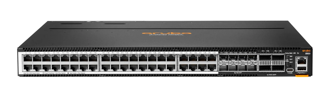 HPE R9W92A#ABA Aruba CX8100 40x40G Base-T 8x10G SFP+ 4X40/100g