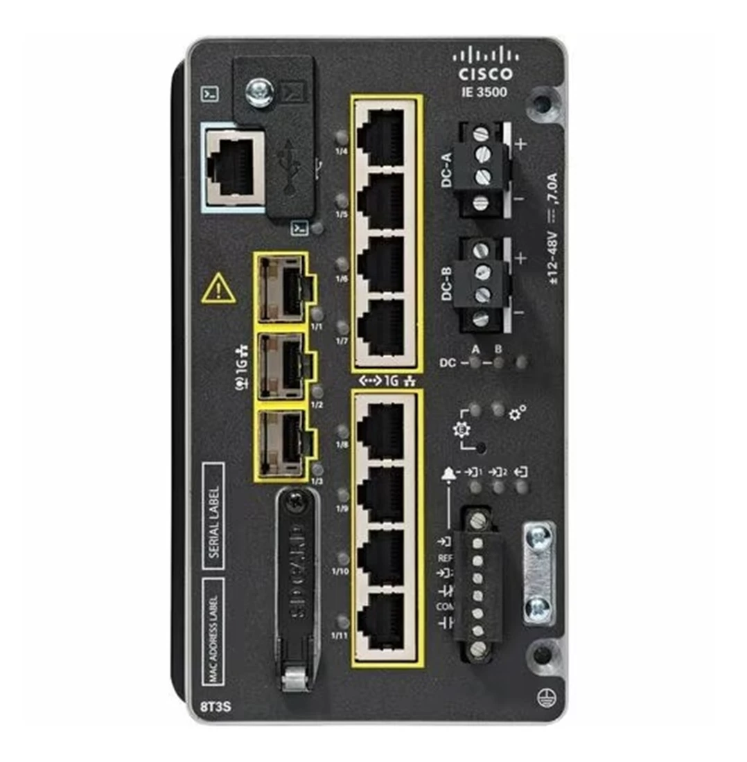 Cisco IE-3500-8T3X-E IE3500 w/ 8 GE Copper & 3 10G SFP, Modular, NE