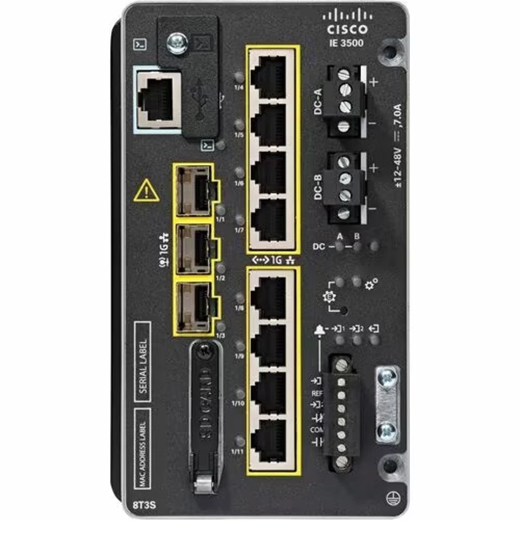 Cisco IE-3500-8T3S-E Rugged IE3500 Series 11 Ports Managed Switch NE