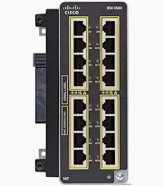 Cisco IEM-3500-16P IE3500 w/ 16 GE PoE+ ports, Expansion Module.