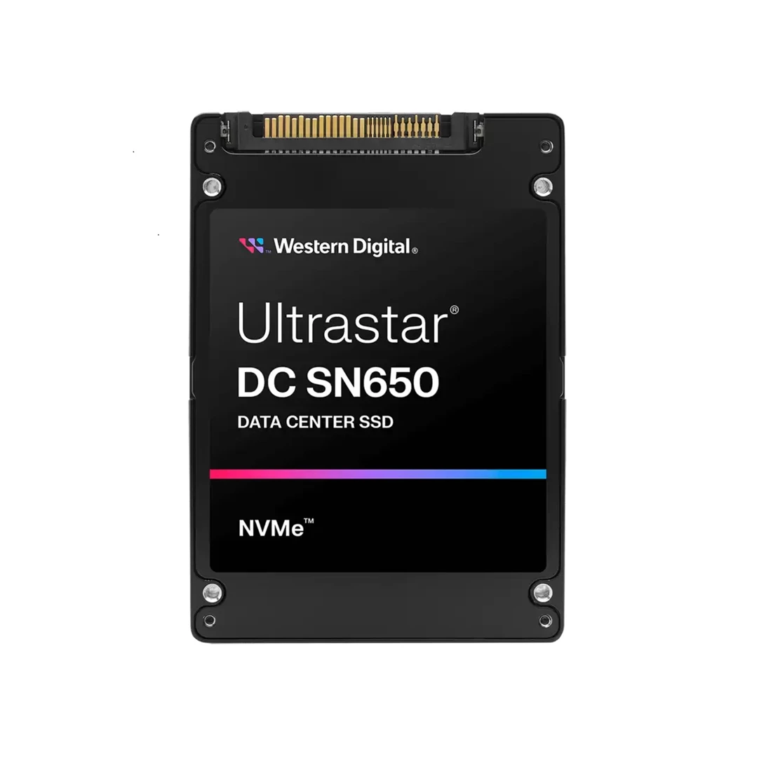 Sandisk 0TS2434 Ultrastar DC SN650 15.36TB PCIe Gen4, NVMe 1.4b U.3 15mm SE SSD