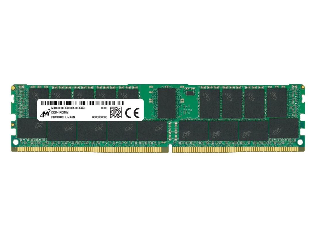Micron MTA36ASF4G72PZ-2G3 32GB PC4-19200 2Rx4 ECC Memory Micron MTA36ASF4G72PZ-2G3 32GB PC4-19200 2Rx4 ECC Memory