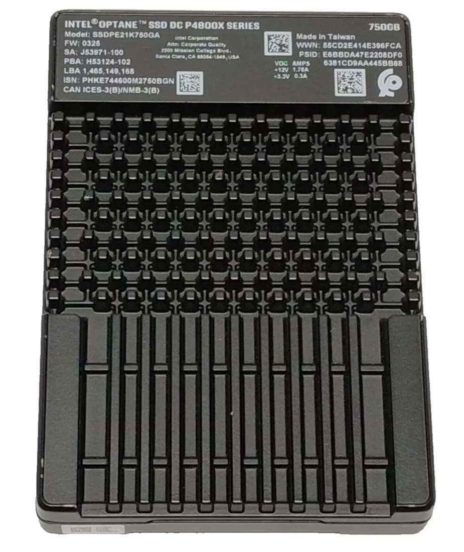 Intel Optane P4800X SSDPE21K750GA SSD 750 GB Pci Express x4