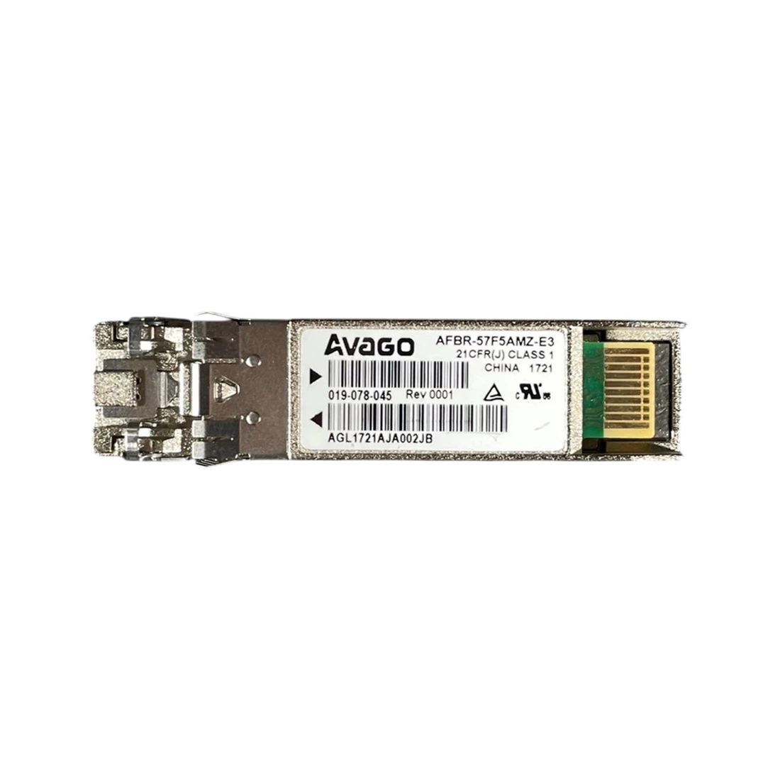 Avago AFBR-57F5AMZ-E3 16Gbps 850nm Short-Wavelength Fibre Channel SFP+ Transceiver