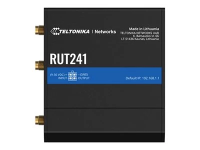 Teltonika RUT241098000 RUT241 -WWAN - Wi-Fi - 3G, 4G Din Rail Mountable Wireless Router