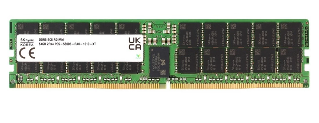 Hynix HMCG94AGBRA631N 64GB DDR5-5600 PC5-44800R CL46 ECC Memory Module New
