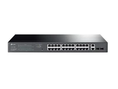TP-LINK TL-SG1428PE 28-Port Gigabit Easy Smart Switch with 24-Port PoE+.