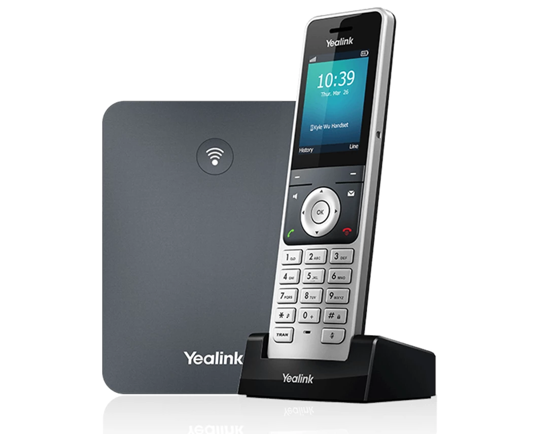 Yealink W76P DECT cordless system IP Phone.