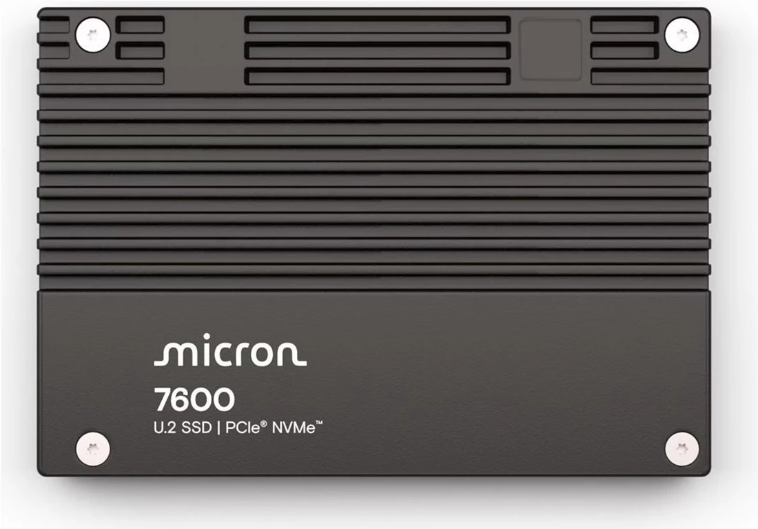 MICRON MTFDLAL1T9THG-1BP1DFCYY 7600 Pro Series 1.92TB U.2 15mm PCIe Gen5 1x4, NVMe v2 SSD