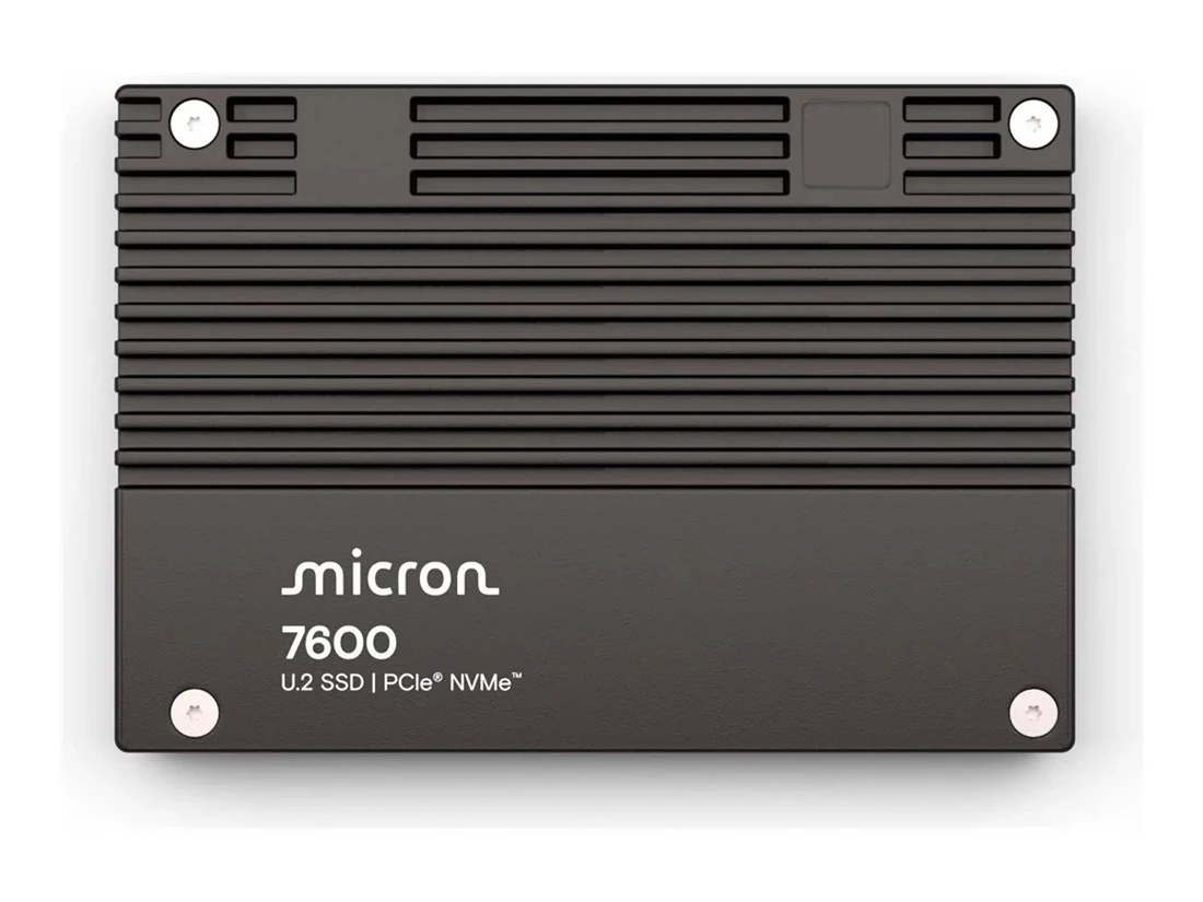 MICRON MTFDLAL15T3THG-1BP1DFCYY 7600 Pro 15.36TB U.2 2.5 inch 15mm PCIe Gen5 1x4, NVMe v2 TLC SSD