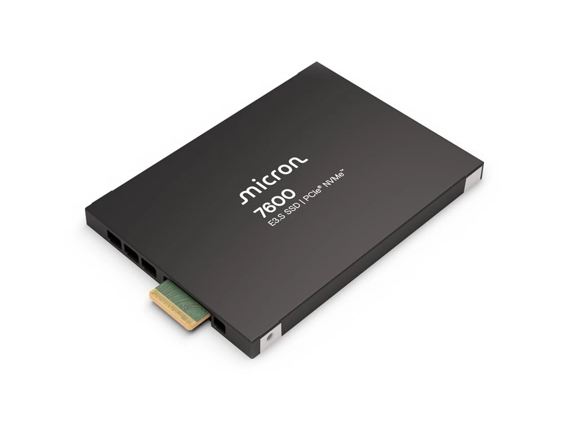 Micron MTFDLBQ3T2THS-1BP1DFCYY 7600 Max 3.2TB PCIe Gen5 1x4, NVMe v2 E3.S 7.5mm SSD