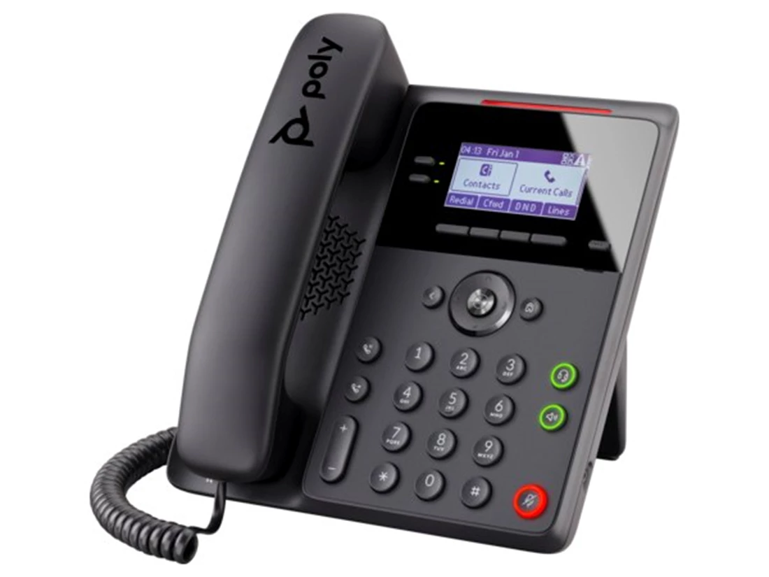 Polycom 2200-49825-025 Edge B30 IP Phone,and PoE-enabled 4 lines.