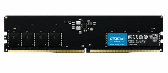 Crucial CT16G56C46U5 16GB DDR5-5600MHz PC5-44800 Non-ECC UDIMM Memory Module