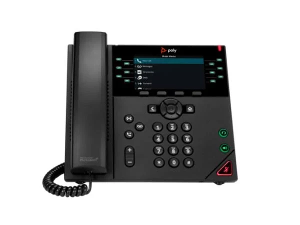 Polycom 2200-49700-019 VVX 450 Gigabit IP Phone.