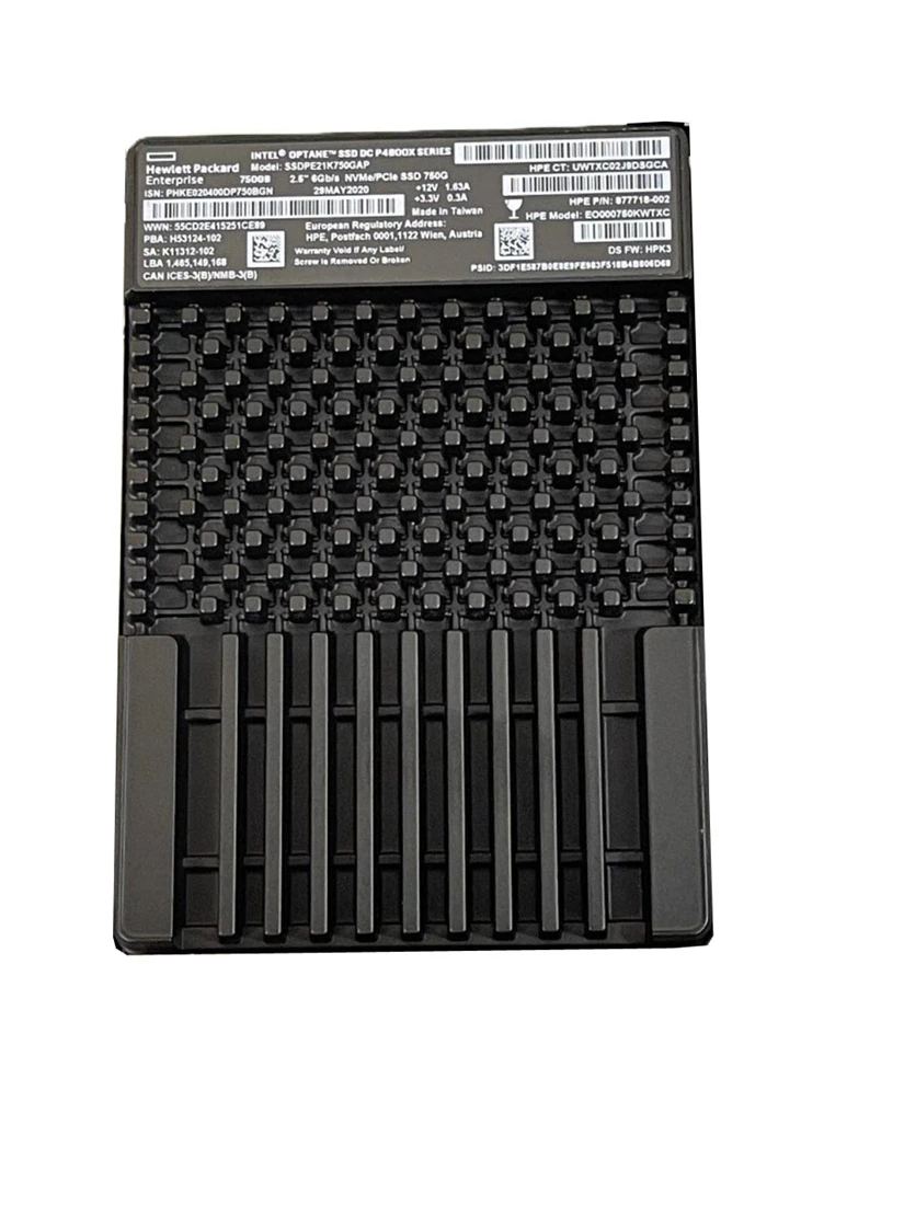 Intel Optane DC P4800X SSDPE21K375GAP SSD 375 GB Pci Express 3.0 (NVMe) HPE OEM Refurbished