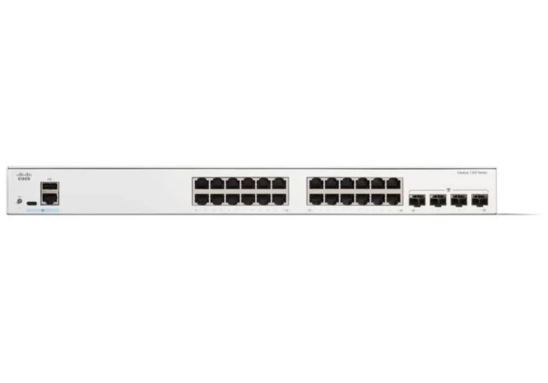 Cisco C1300-24P-4X Catalyst 1300 24-port GE, PoE, 4x10G SFP+ Switch