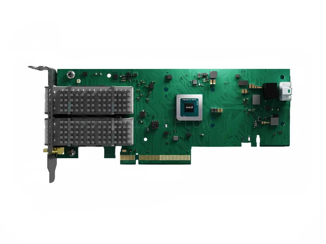 AMD X4522-PLUS Solarflare X4522 2x Ports SFP56 50GbE PCI Express 5.0 x8 Ethernet Network Adapter