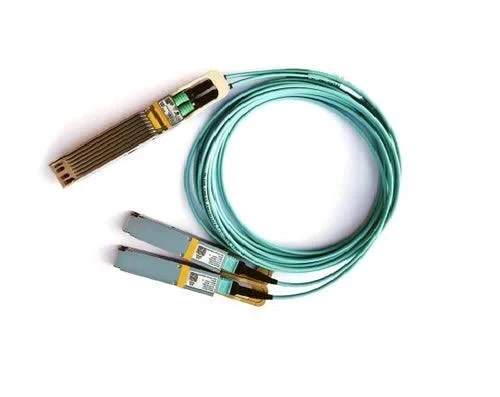 NVIDIA MCA4J80-N004 Active copper cable, IB twin port NDR, up to 800Gb/s, OSFP - 4M Length.