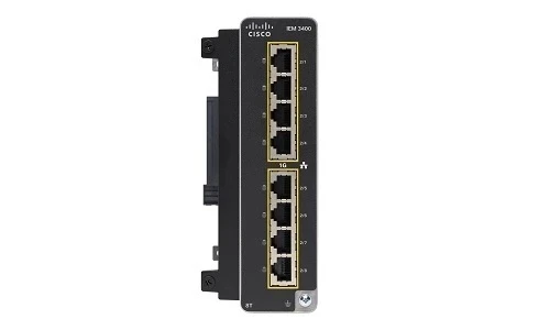Cisco IEM-3400-8T Catalyst IE3400 with 8 GE Copper ports, Expansion Module 