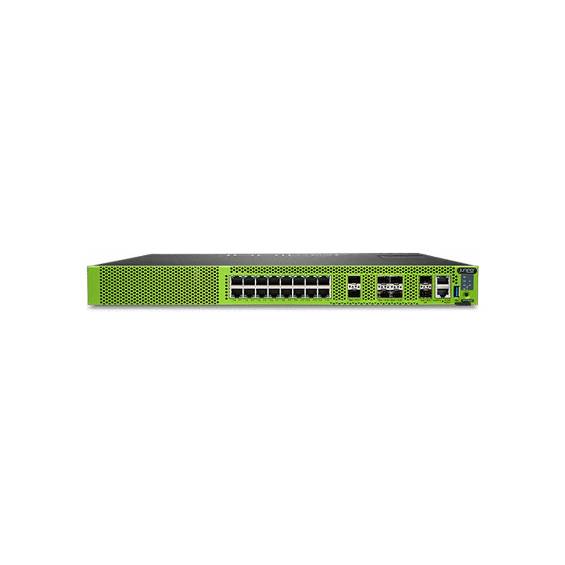 Juniper Networks SRX1600-AC High Availability Firewall  Intrusion Prevention  16 Port  10/100/1000Base-T 10GBase-X 25 Gigabit Ethernet 24 Gbit/s Firewall