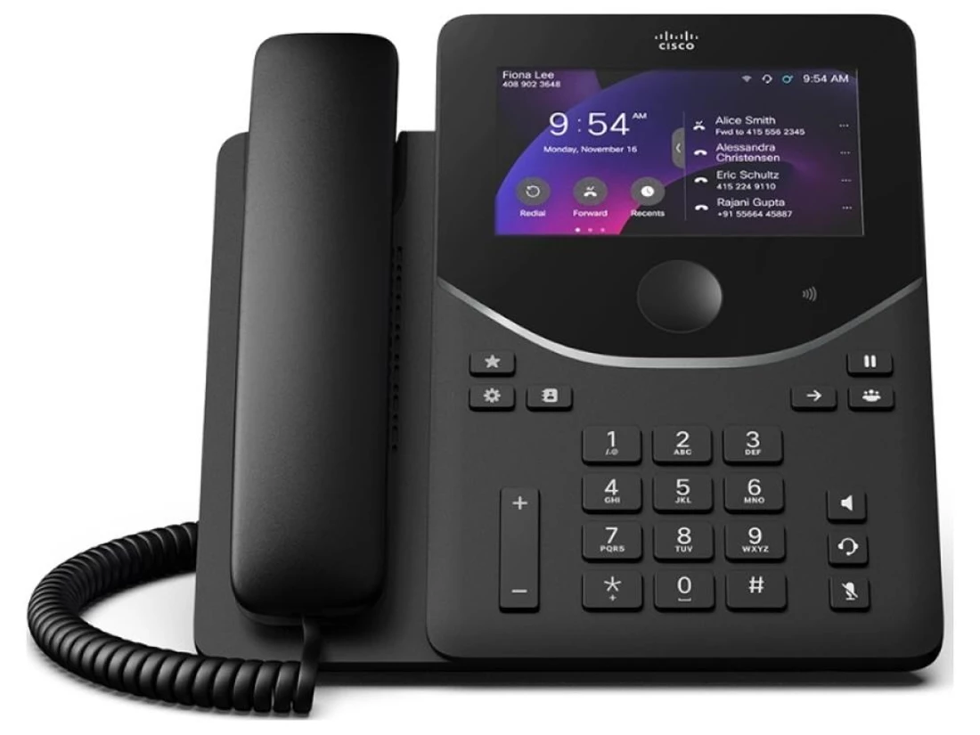 Cisco DP-9871-K9 Desk Phone 9871, Carbon Black Refurbished