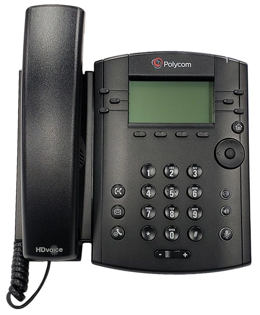 Polycom VVX 311 2200-48350-001 IP Phone - Black - Desktop - 6x Total Line - VoIP - 2x Network (RJ-45) - PoE Ports 