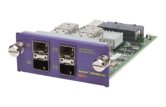 Extreme Networks XGM3SB-4SF 16120 X460 Series 4x 10GB SFP+ Switch Module