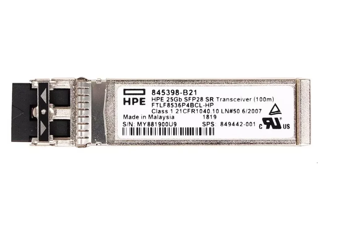 HPE 849442-001 25Gb SFP28 SR 100m Transceiver