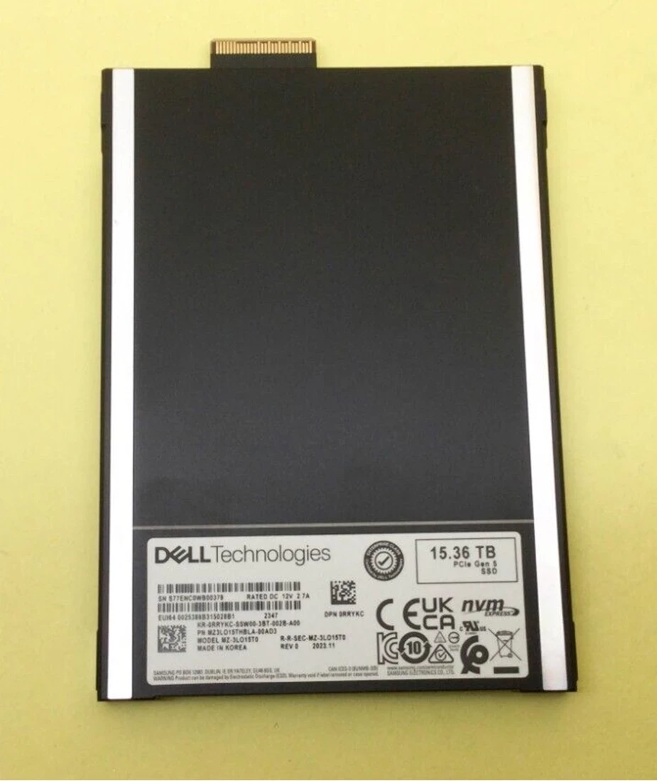Samsung MZ-3LO15T0 15.36TB PCIe 5.0 E3.S NVMe SSD Dell OEM