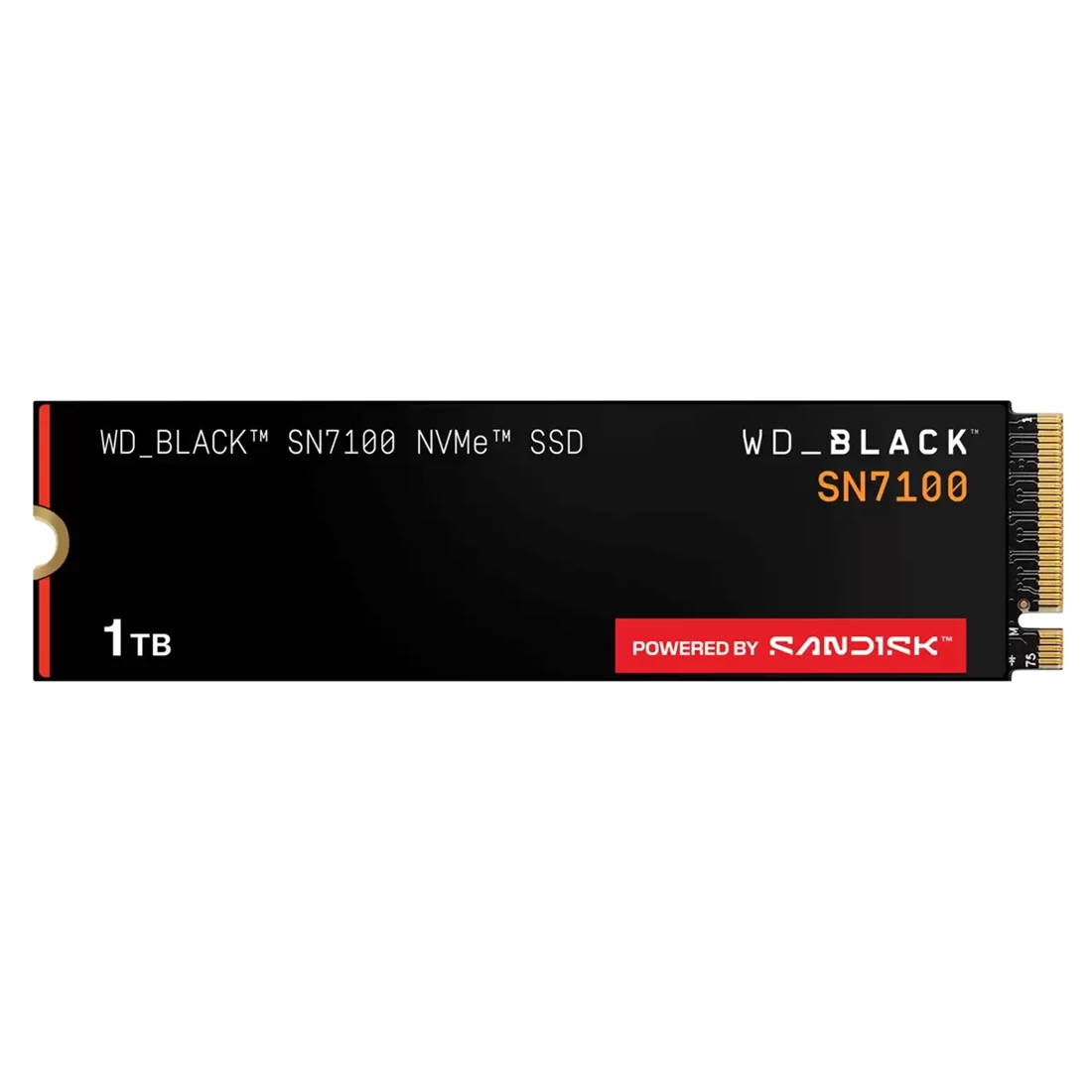 Western Digital WDS100T4X0E SN7100 1TB PCIe Gen 4.0 X4 NVMe M.2 2280 Internal SSD