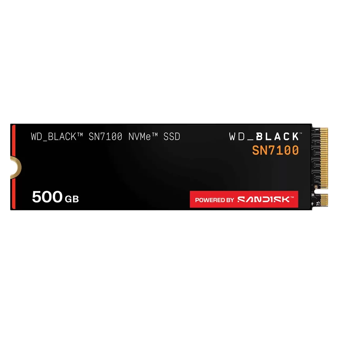 Western Digital WDS500G4X0E SN7100 500GB PCIe Gen 4.0 X4 NVMe M.2 2280 Internal SSD