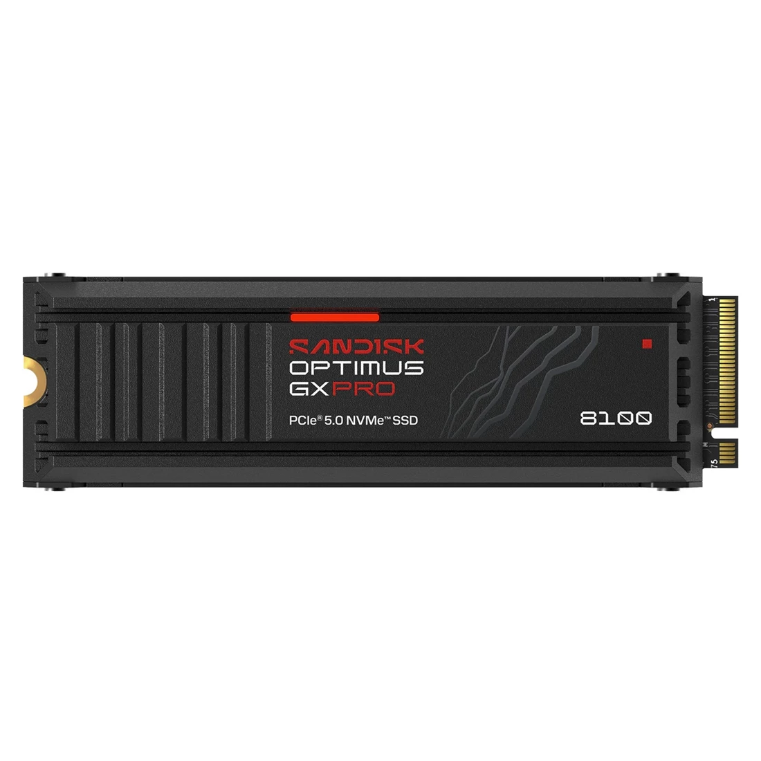 Sandisk SDSP82800TAH Optimus GX PRO 8100 8TB PCIe 5.0 x4 NVMe 2.0 M.2 2280 D5-M Internal SSD with Heatsink Brand New