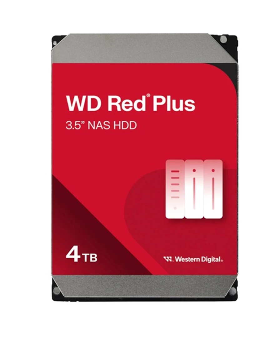 WD Red Plus WD40EFZZ 4TB NAS 128MB Cache SATA 6Gb/s 3.5inch Internal HDD