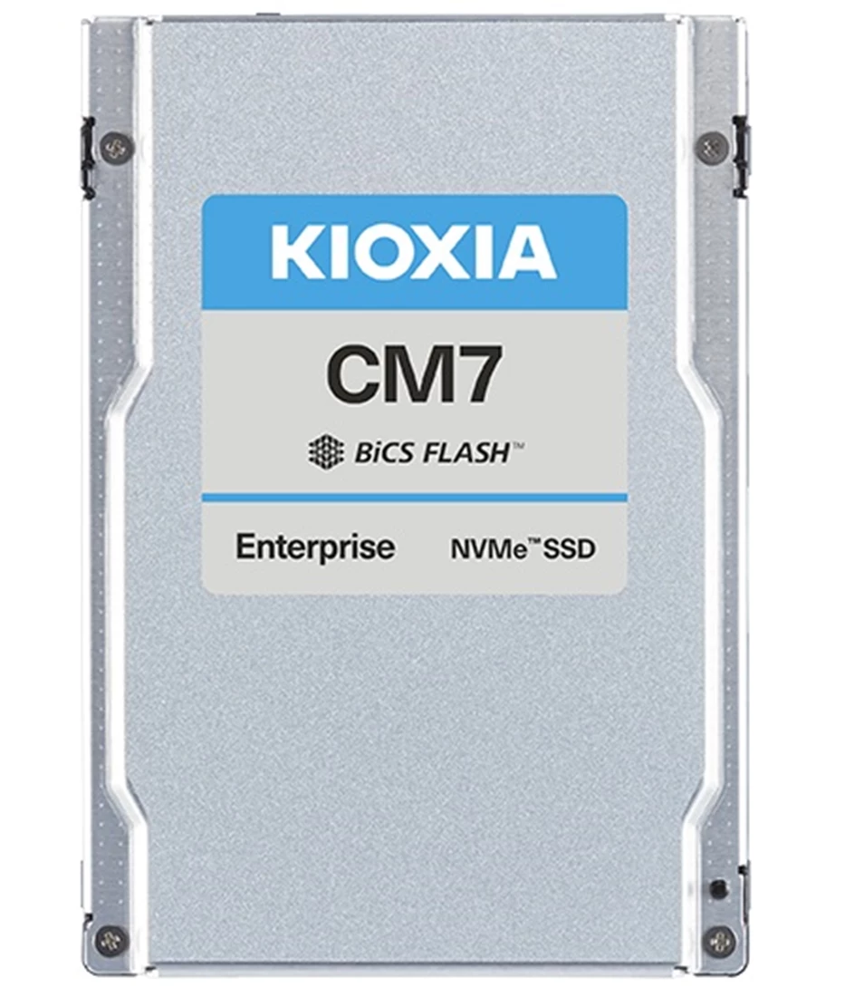 Kioxia KCMYXRUG3T84 3.84TB NVMe PCIe Gen5 U3 SIE 1 Dwpd Enterprise SSD Refurbished