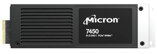 Micron 7450 Pro MTFDKCE3T8TFR-1BC15ABYY 3.84TB E1.S 15mm PCIe 4.0 (NVMe) Sed Ssd Refurbished