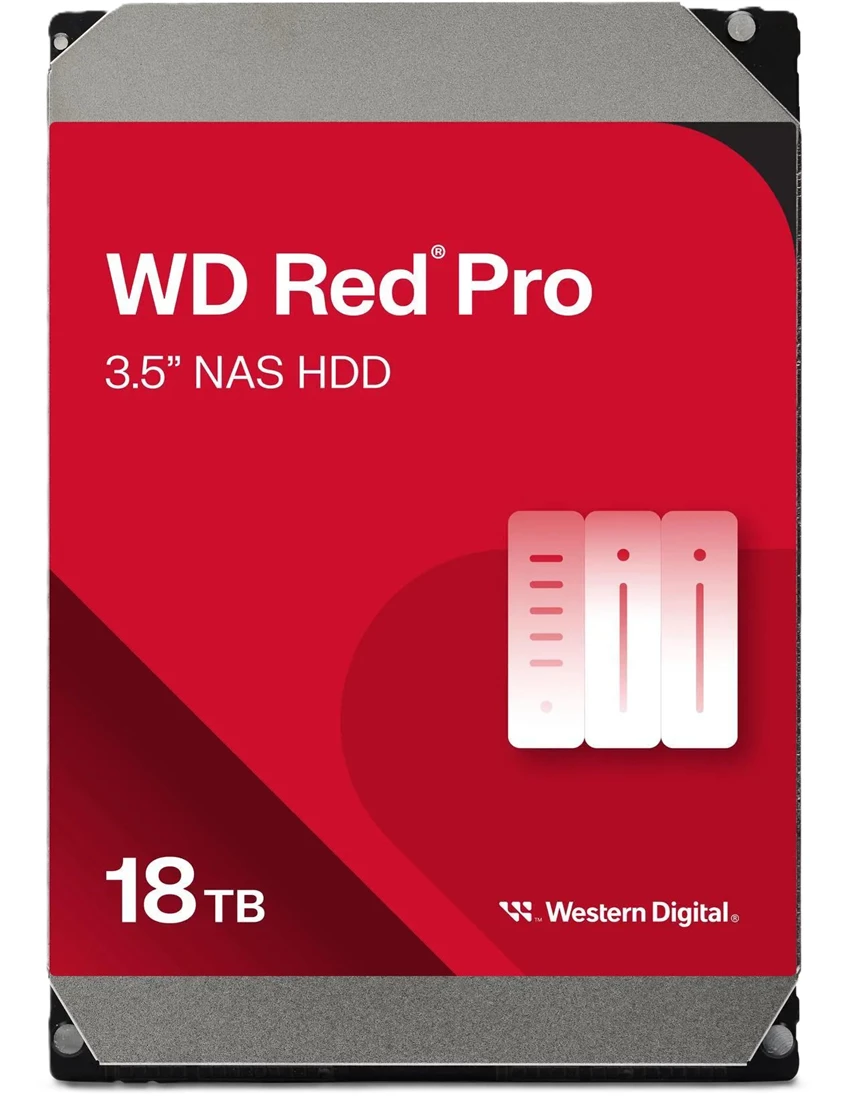 WD Red Pro NAS WD181KFGX 18TB 7200 RPM SATA 6Gb/s 512MB Cache 3.5inch HDD Refurbished