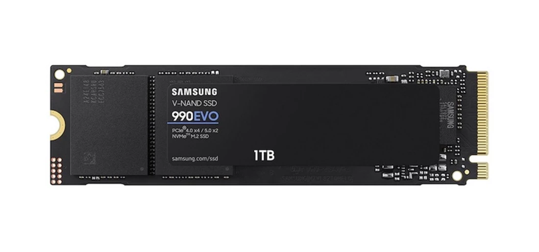 Samsung MZ-V9E1T0B 990 EVO 1TB PCIe 5.0 X2 M.2 2280 Ssd